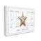 Stupell Industries Peace On Earth Starfish Sign Canvas Wall Art